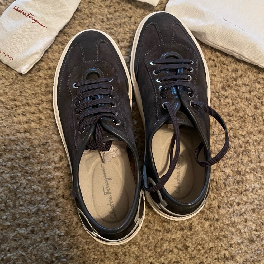 Mens salvatorre ferragamo sneakers - Picture 6 of 10
